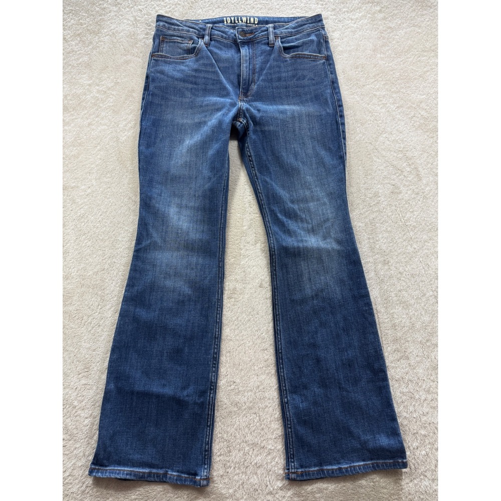 Idyllwind Womens Bootcut Mid Rise Stretch Blue Jeans 12W Meas: 31x30.5‎
